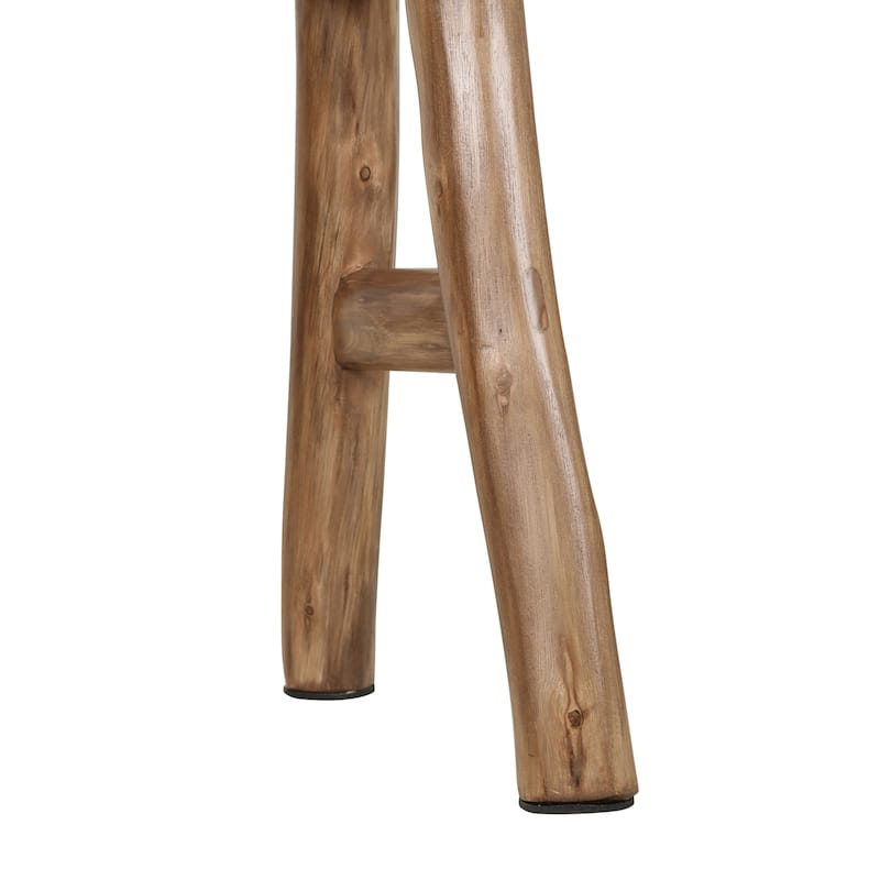 Natural Solid Wood Entryway Bench by East at Main