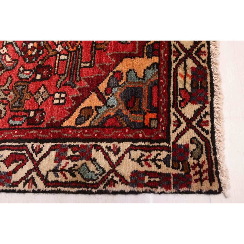 ECARPETGALLERY Hand-knotted Andelz Red Wool Rug - 2'8 x 10'1