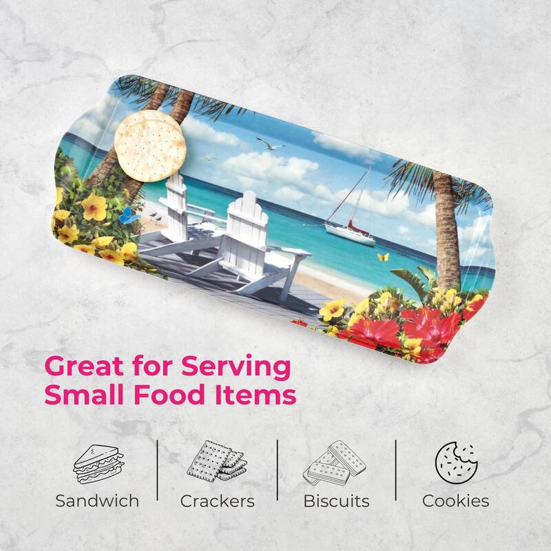 Pimpernel In The Sunshine Melamine Sandwich Tray - 15.25" x 6.5"