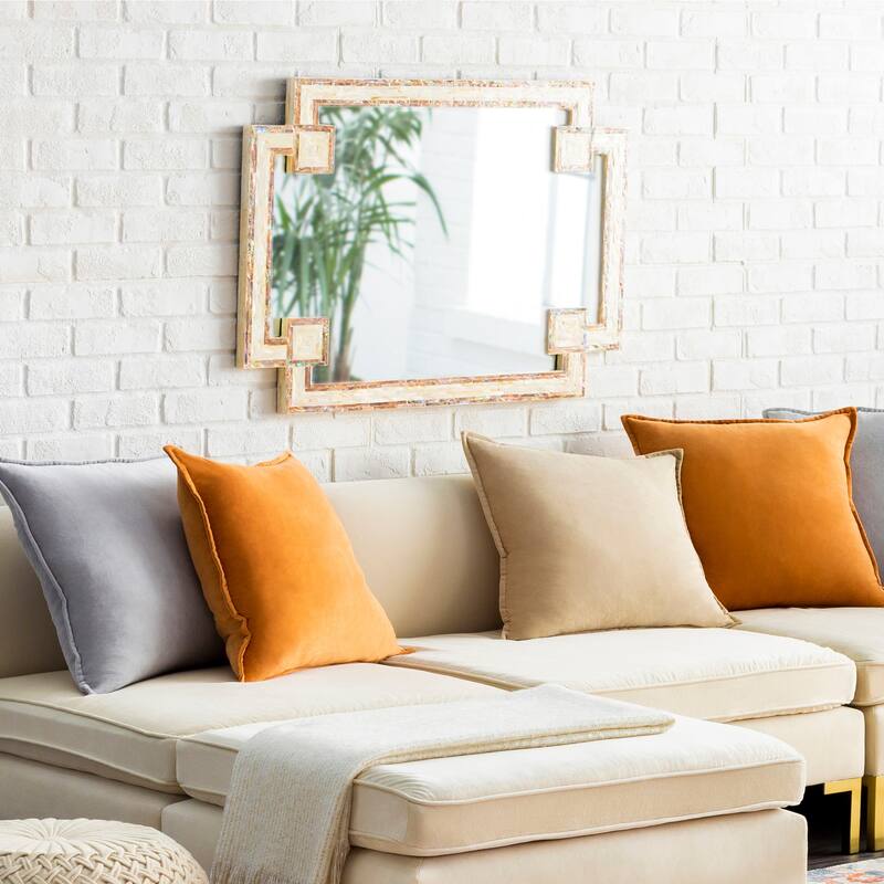 Peyton Mother of Pearl Inlaid Medium Size Wall Mirror - 28" x 37.8"