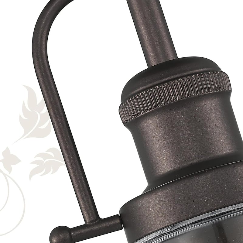 Clear Glass Dome Pendant Light Farmhouse Style