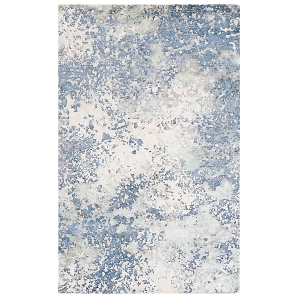 SAFAVIEH Hand-Knotted Mirage Berith Modern Viscose & Wool Rug