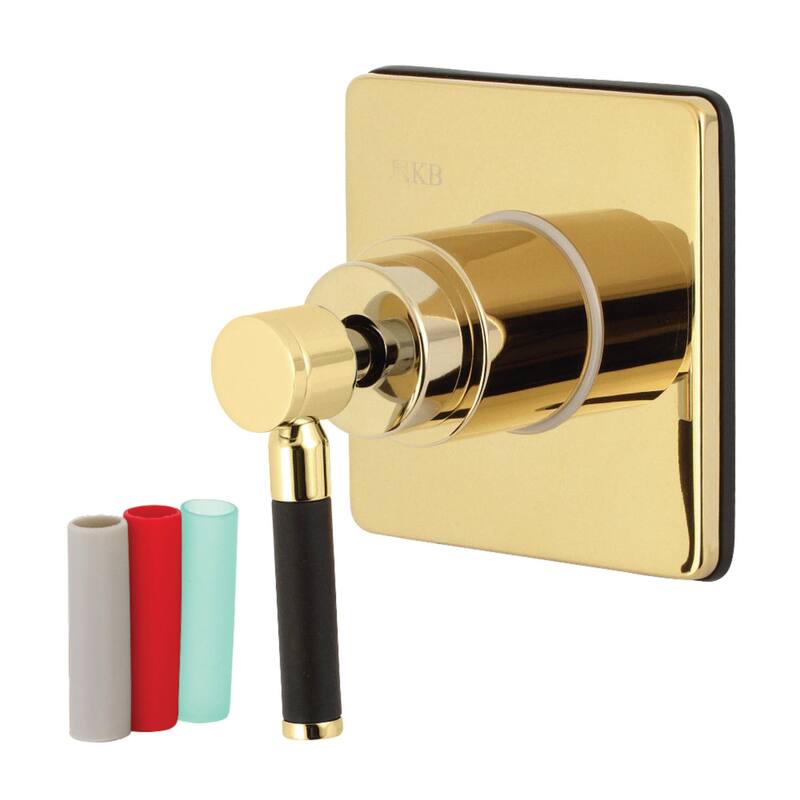 Kingston Brass Kaiser Single Handle 3 Function Diverter Valve Trim - Polished Brass