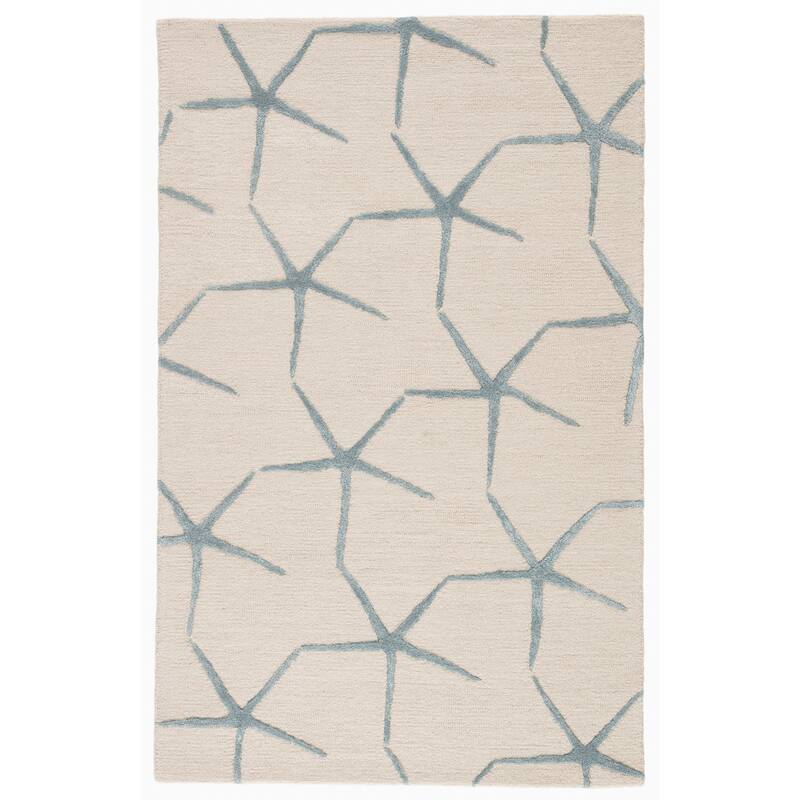 Porch & Den Flotoma Handmade Starfish Area Rug - 3'6" x 5'6" - Rectangle