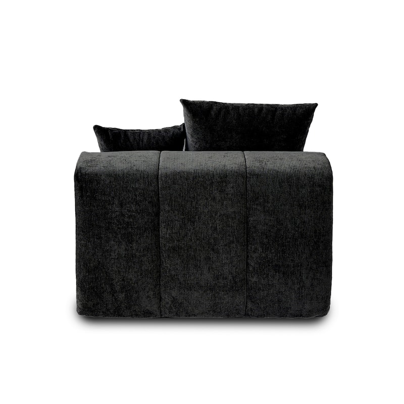 144'' W Extra Large Linen Corner Sectional Sofa Couch for Living Room Set