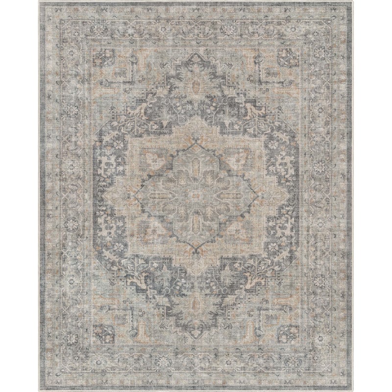 Well Woven Apollo Tirana Medallion Flat-Weave Area Rug