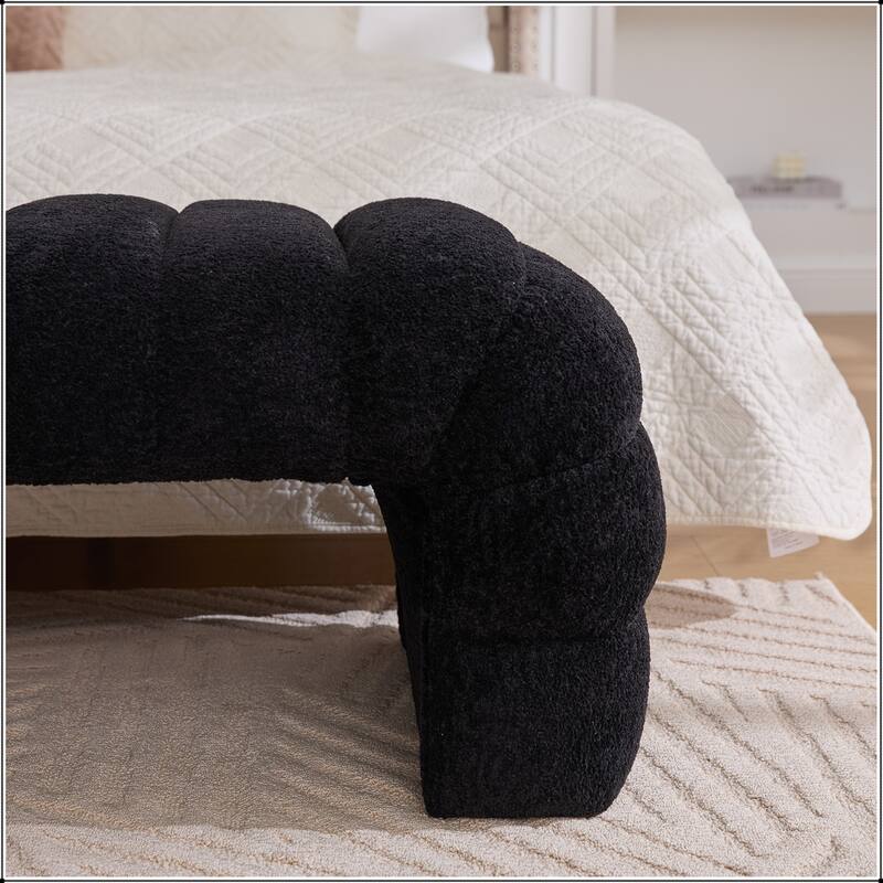 69.7"Wide Upholstered Armless Bed Bench