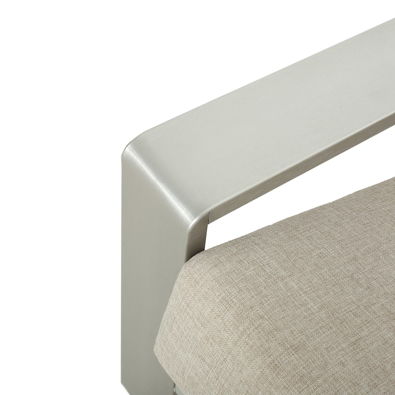 Christopher Knight Home - Milo Modern Outdoor/Indoor Aluminum Leisure Chair with Ergonomic Design