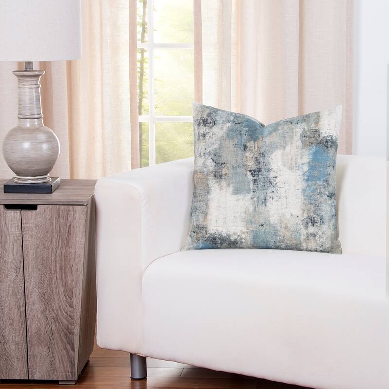 Calcutta Accent Pillow w/ Removable Cover - 20' x 20" - Denim
