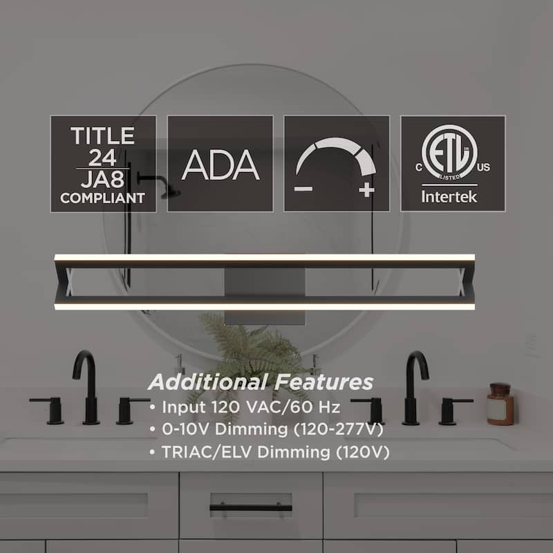 Cass Vanity LED Light 24W 2400Lm