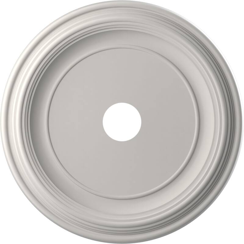 3 1/2" Inside Diameter - Traditional Thermoformed PVC Ceiling Medallion