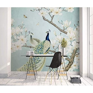 Magnolia peel shop and stick wallpaper