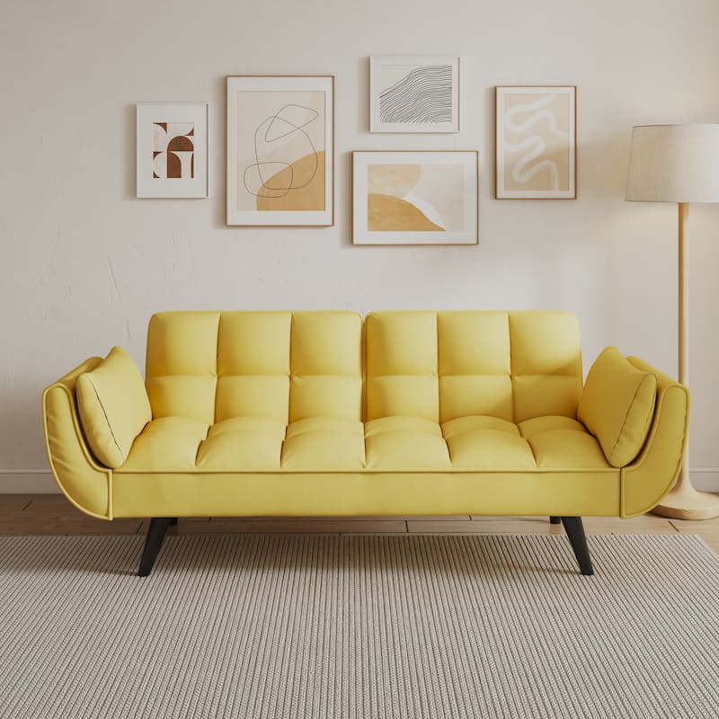 Versatile 2-Seater Sofa in Polyester Blend, Adjustable, Comfortable, and Space-Saving Design, Ideal for Apartment