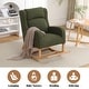 preview thumbnail 42 of 66, HOMYKA 27.3" Wide Rocking Chair for Nursery Room