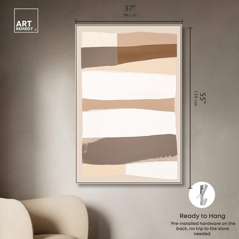 Linear Landscape I Canvas by Art Remedy