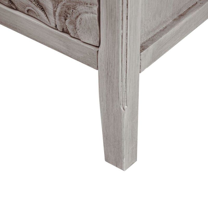 Light Grey 30.71 in. H Storage Cabinet with Shelves - 31.50" x 14.97"