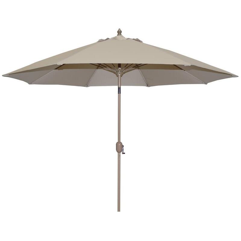 Tropishade 9-foot Beige Rotational Auto-tilt Patio Umbrella
