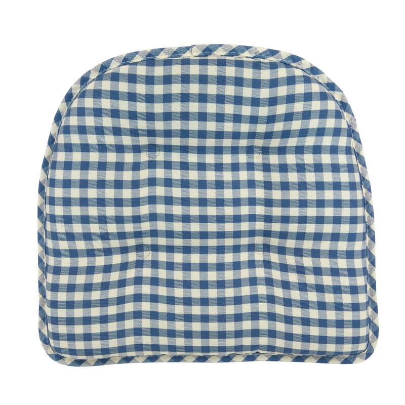 Klear Vu Tufted Non-Slip Dining Chair Cushion Set