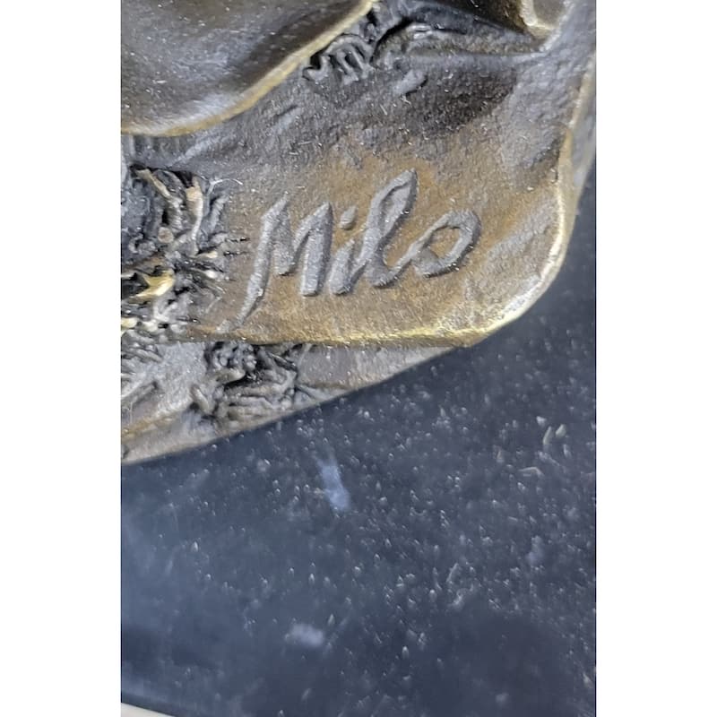 Hot Cast Bronze Sculpture Biblical Moses Ten Commandment Home Decoration Gift