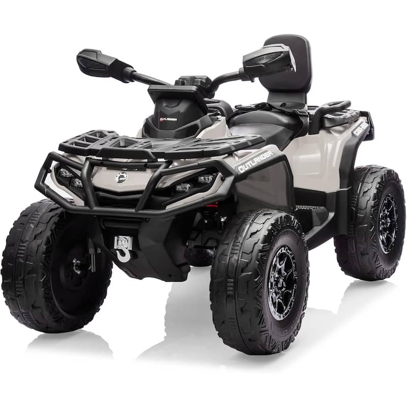 24V Electric Toy Ride On Car for Kids Best Gift, Blue - Grey