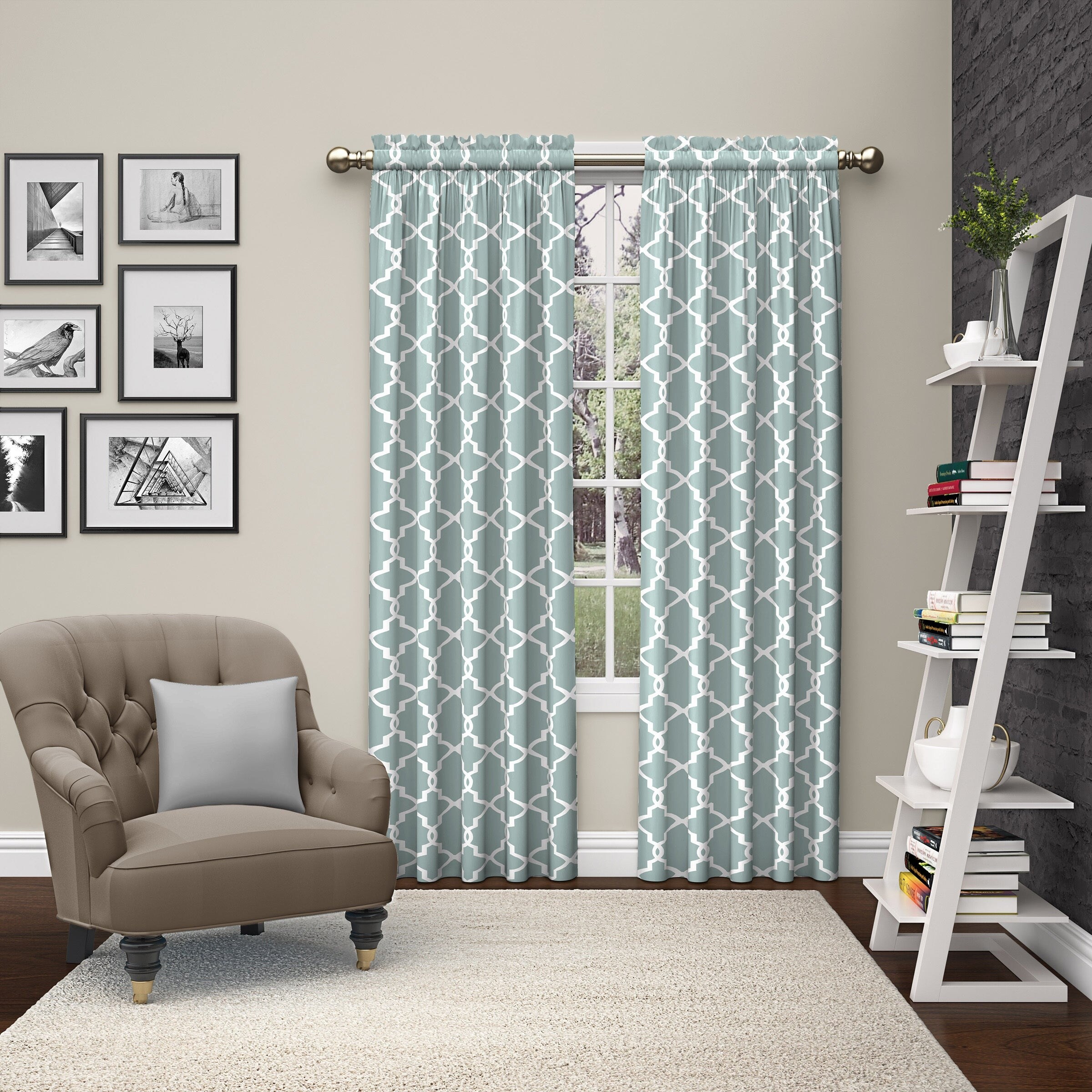 Pairs To Go Vickery Rod Pocket Curtain Panel Pair Overstock 16295711 Pairs To Go Vickery Rod Pocket Curtain Panel Pair Overstock 16295711