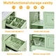 preview thumbnail 6 of 56, 30" bathroom vanity cabinet with ceramic basin, 3 drawers and adjustable shelves