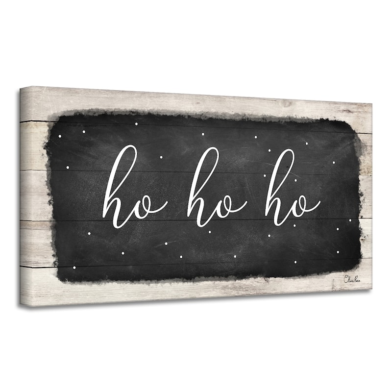 Ready2HangArt 'Hohoho' Holiday Canvas Wall Art by Olivia Rose