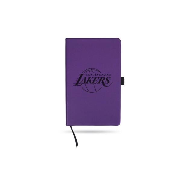 Shop 8 25 Purple And Black Los Angeles Lakers Leather Notebook Overstock 31595204
