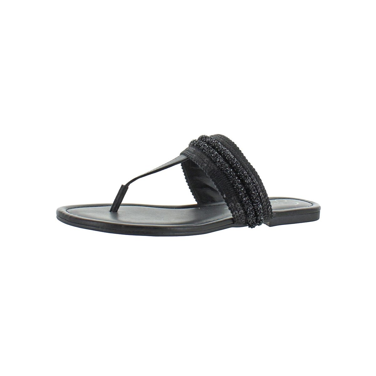dressy black flip flops sandals