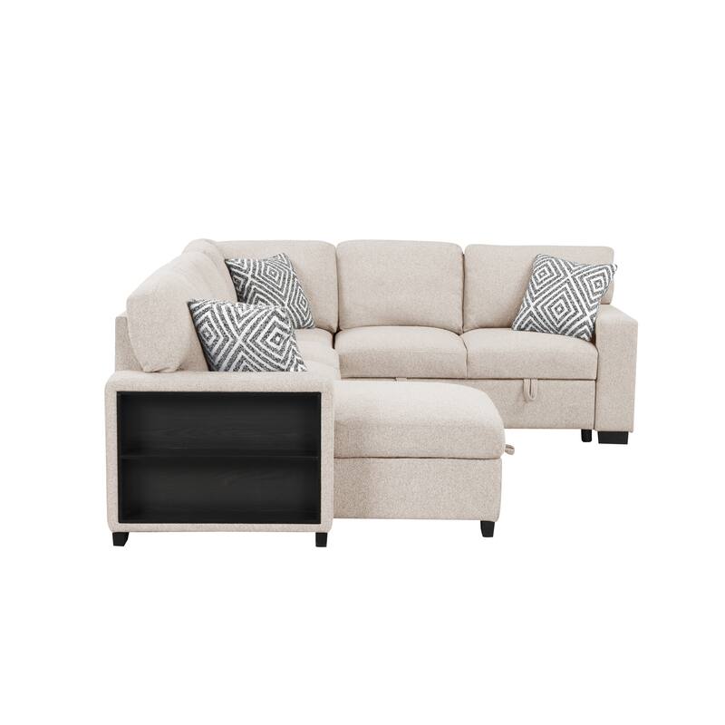 Cairo Sectional Gray / Beige