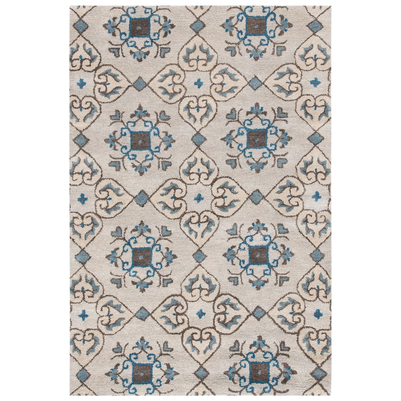 SAFAVIEH Handmade Wyndham Tawana Modern Wool Rug