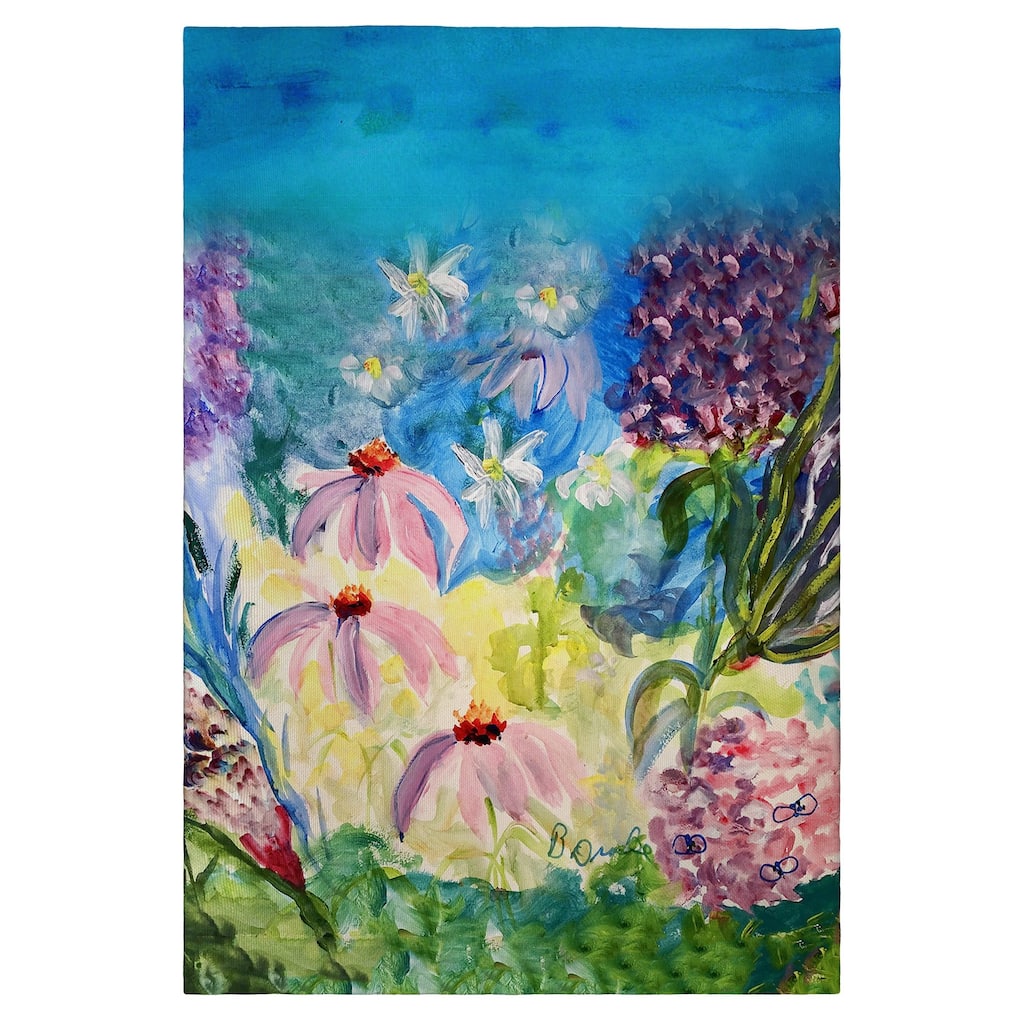 Pink Garden Guest Towel - 20x20