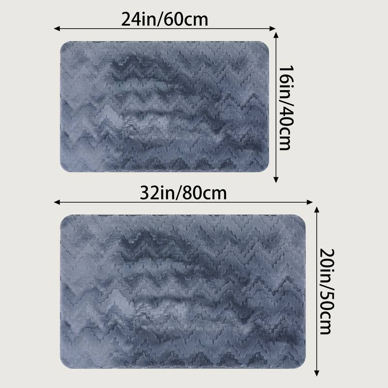 Bathroom Mat Soft Absorbent Non-Slip Backing Quick Dry Bath floor Rugs Home Gifts