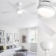 preview thumbnail 22 of 118, Sofucor 45/52 Inch Ceiling Fan with Remote & Lights Quiet DC Motor 5 Blade High CFM Modern Fan
