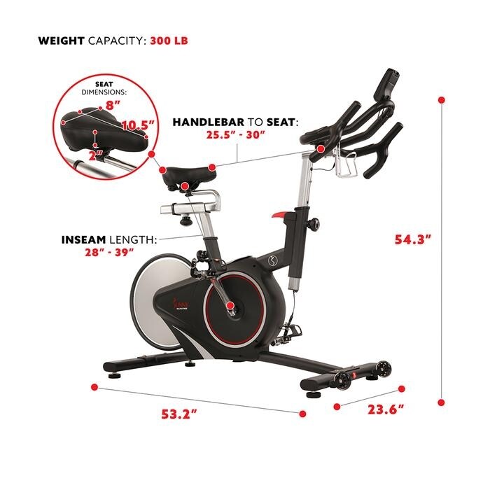 Sunny Health Fitness Belt Drive Magnetic Indoor Cycling Bike Bed Bath Beyond 27072405