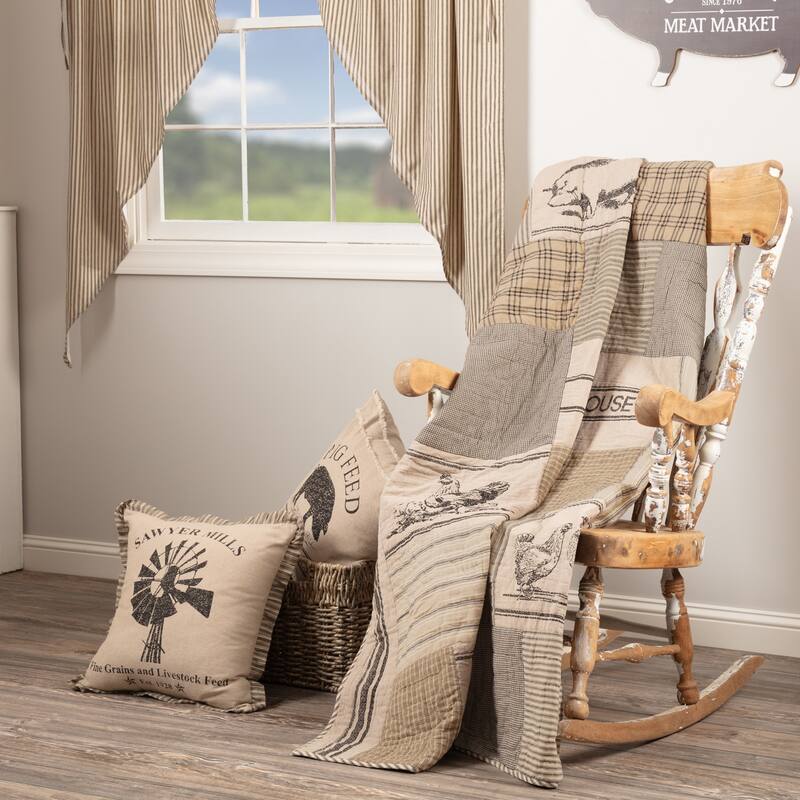 Sawyer Mill Farm Animal Throw