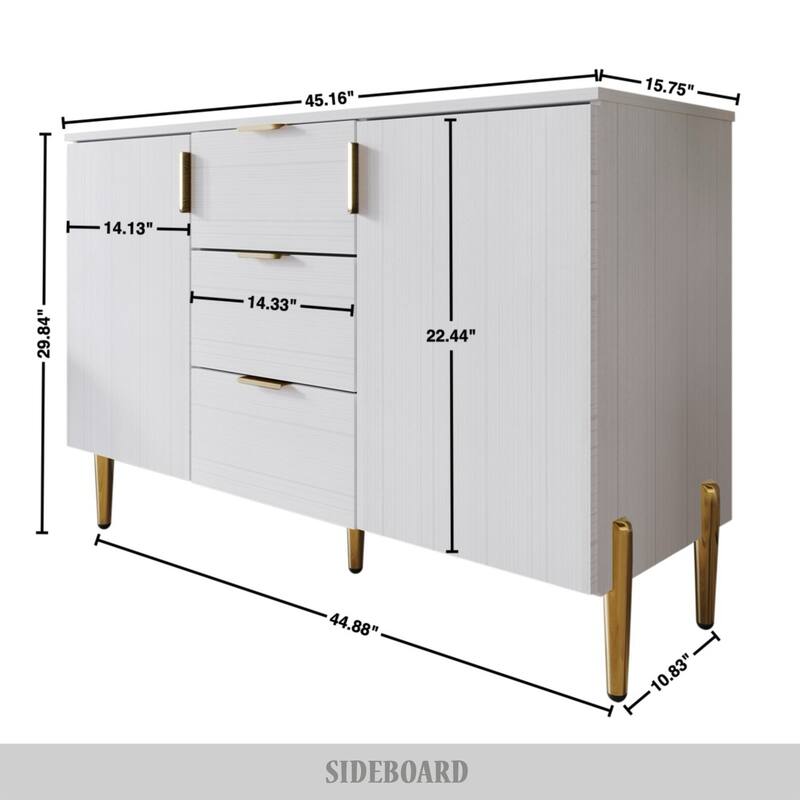 CraftPorch Luxurious Clean-Lines Sideboard