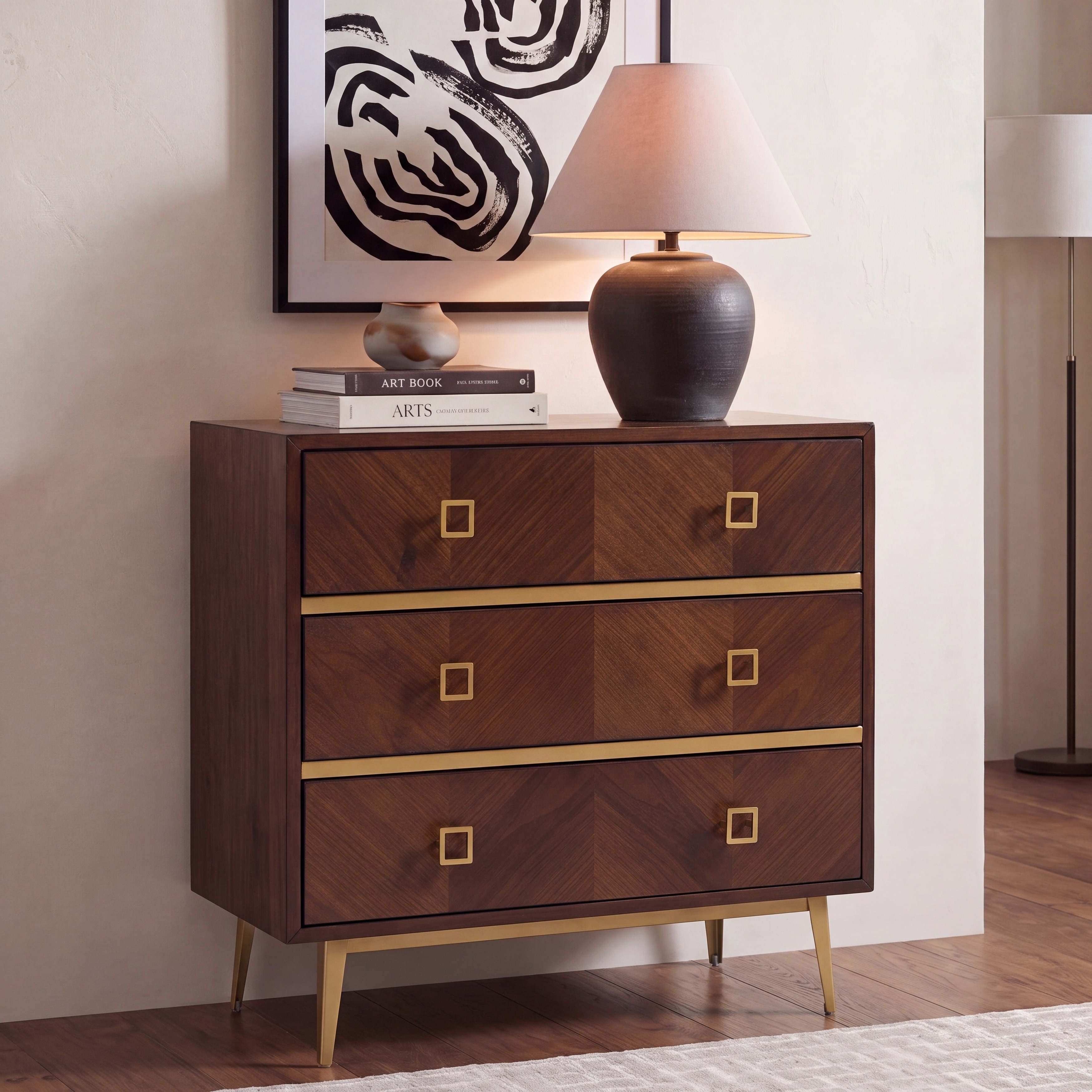SAFAVIEH Ama 3-Drawer Chest