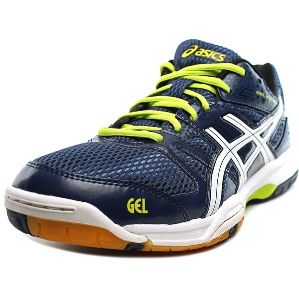 Asics Gel-Rocket 7 Men Round Toe Synthetic Blue Tennis Shoe