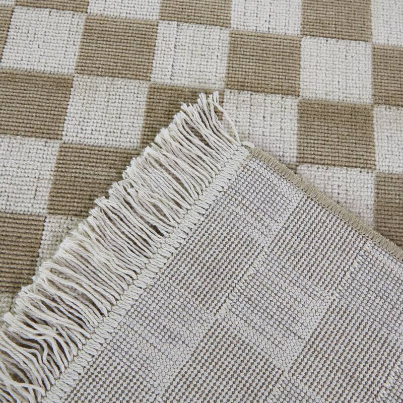 Adelaide Recycled Checkered Area Rug