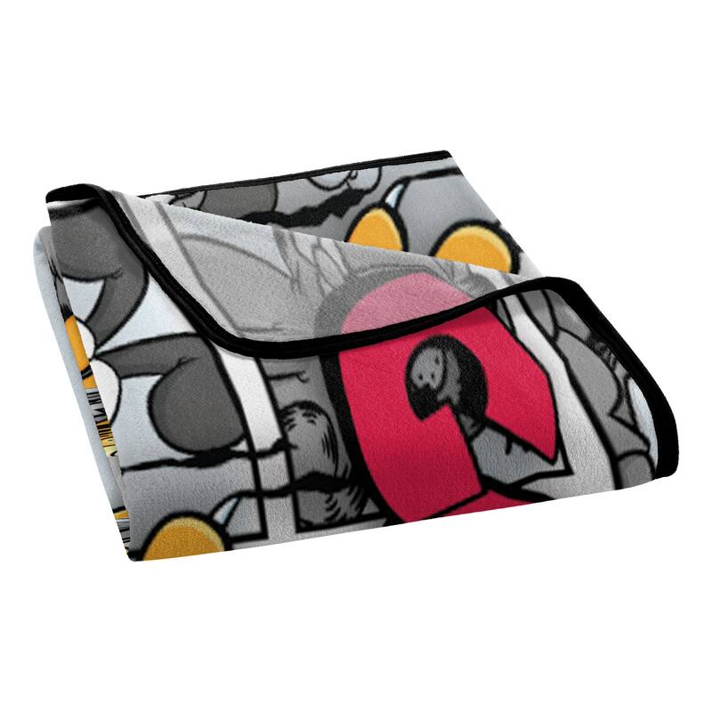 Garfield Cat Scratch Smile Micro Raschel Throw