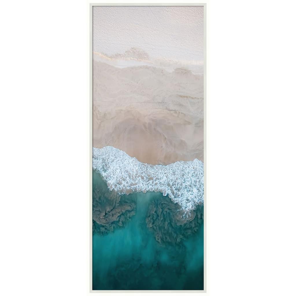 Amanti Art Framed Fabric Pinboard Aerial 20 by Rachel Lee 3 Birdies Studio Printed Bulletin Board