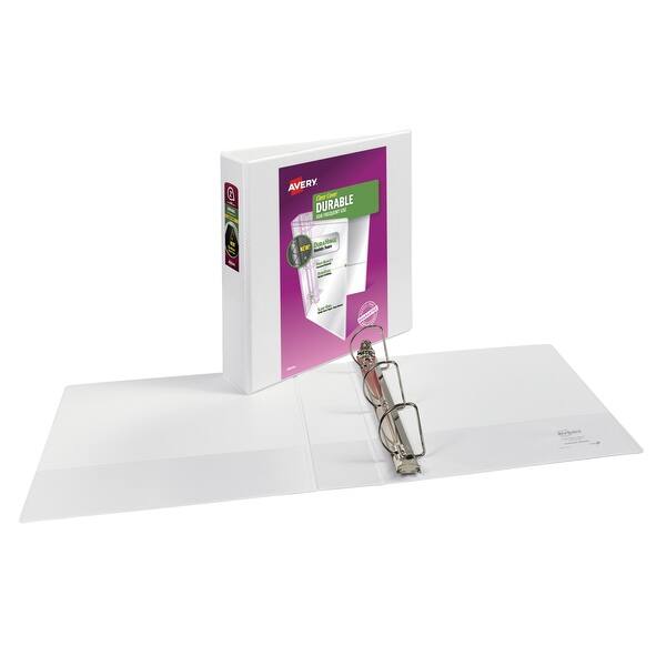 Shop Avery Durable View Binder With Slant Ring 2 Inch 8 1 2 X 11 Inches Overstock 16729878
