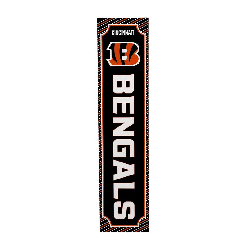 47" Double Sided Seasonal Porch Leaner, Cincinnati Bengals - 47" x 11.25"