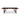 NADAAL STUDIOS Zirelle Outdoor Dining Table, Traditional Slatted Top, FSC Certified Solid Teak, Seats 8-10, Brown
