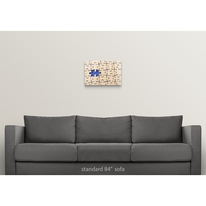 Shop Missing Puzzle Piece Canvas Wall Art On Sale Free
