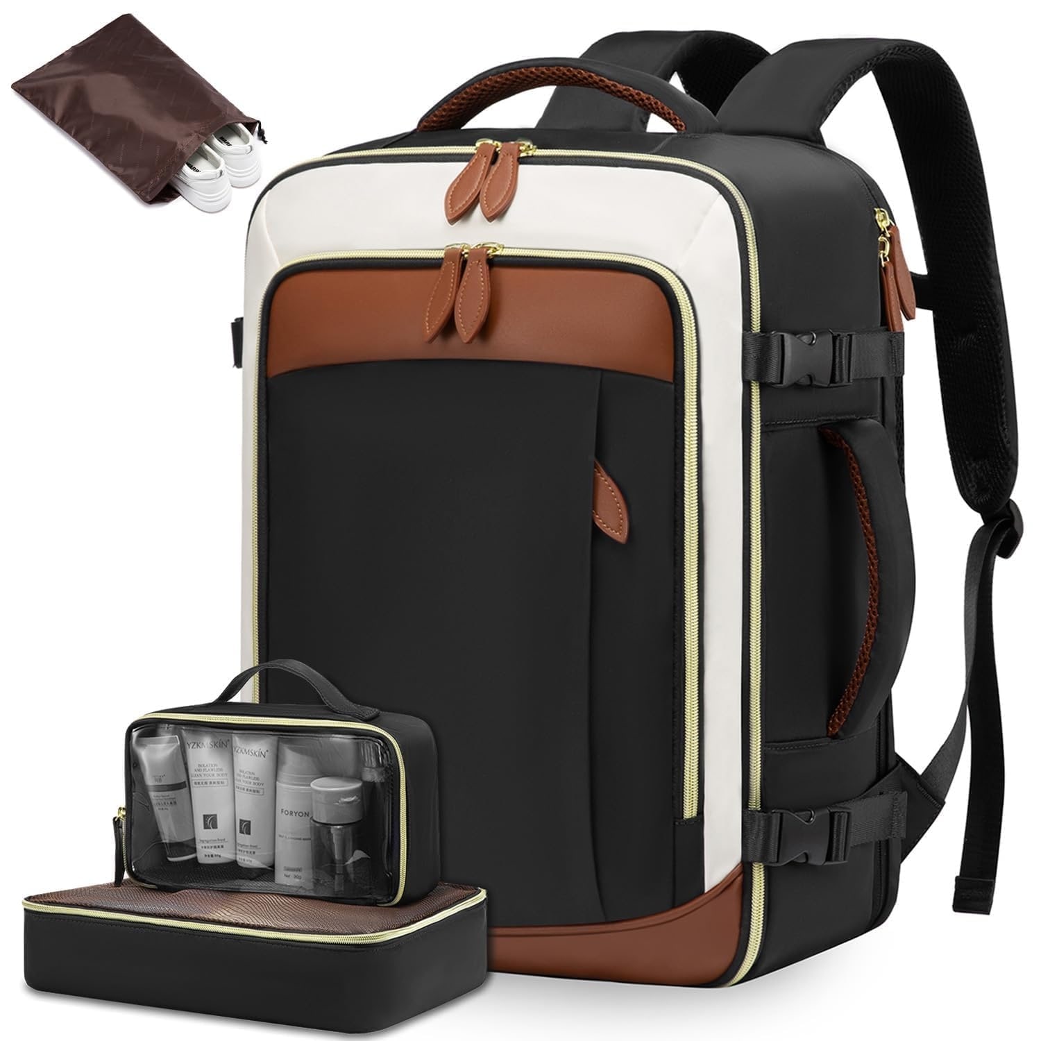 airline compliant laptop backpacks Approved Backpack for Pet Accessories Organizer Pink The large pocket can be divided into two parts to separate dry and wet items to better store pet supplies Ryanair Approved Waterproof Laptop Laptop