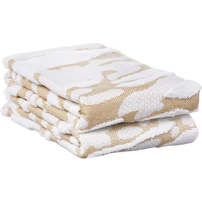 Violet Linen Marquis Pattern, 100% Cotton Highly Absorbent Jacquard Fashion Towel, 20" X 30", Hand Towels, Set of 2 - 20" X 30"