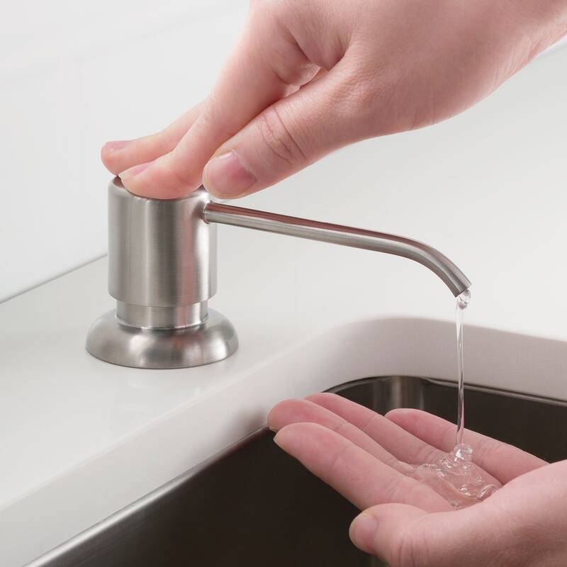 Kraus 3-in-1 Set Undermount Kitchen Sink, Pulldown Faucet, Dispenser