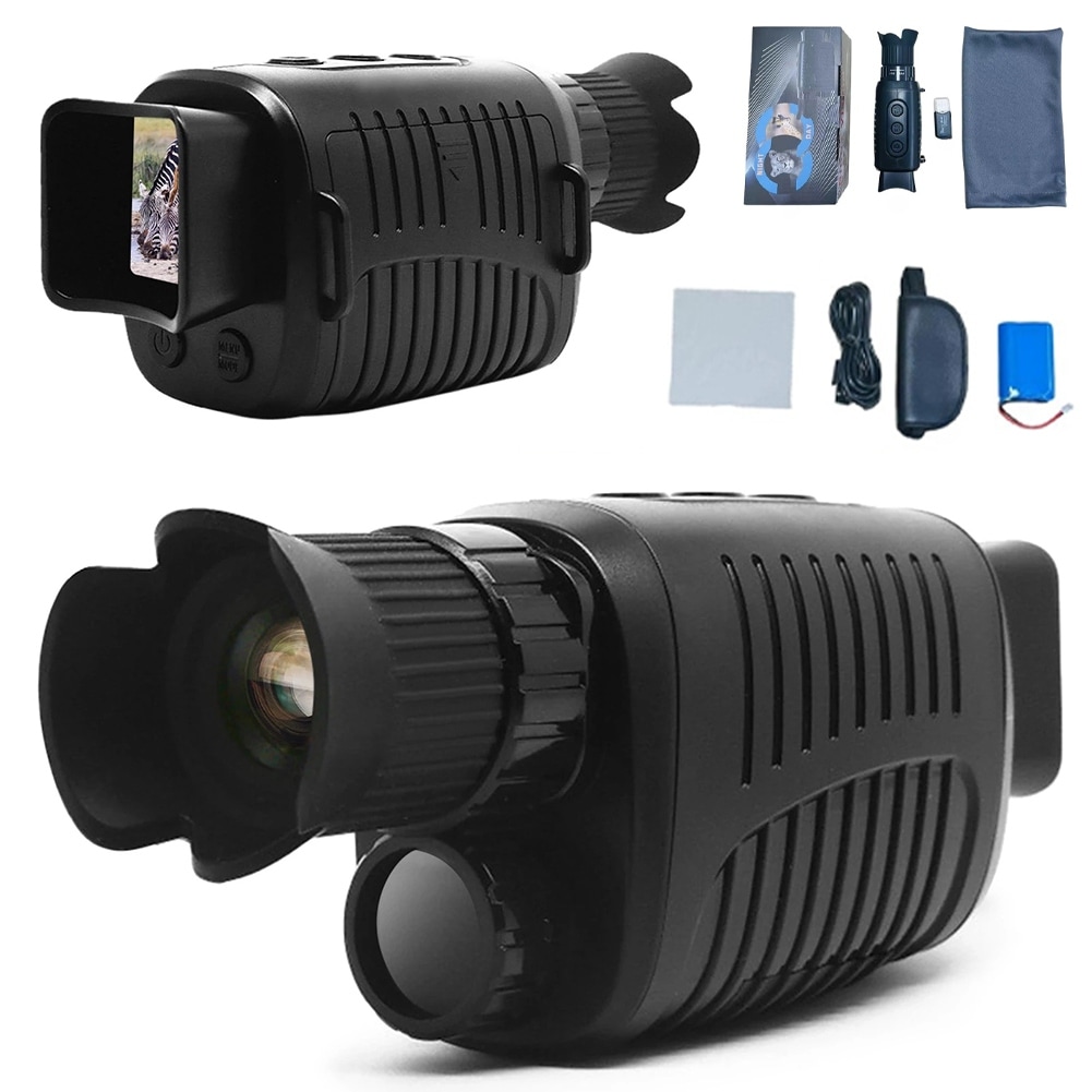 Upgraded Night Vision Monocular With 3800mAh Rechargeable Battery